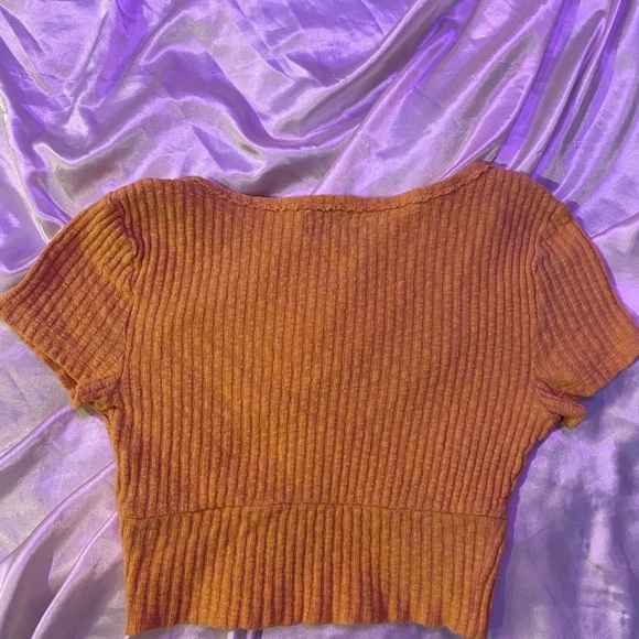 Urban outfitters cropped wrap top - Picture 2 of 5